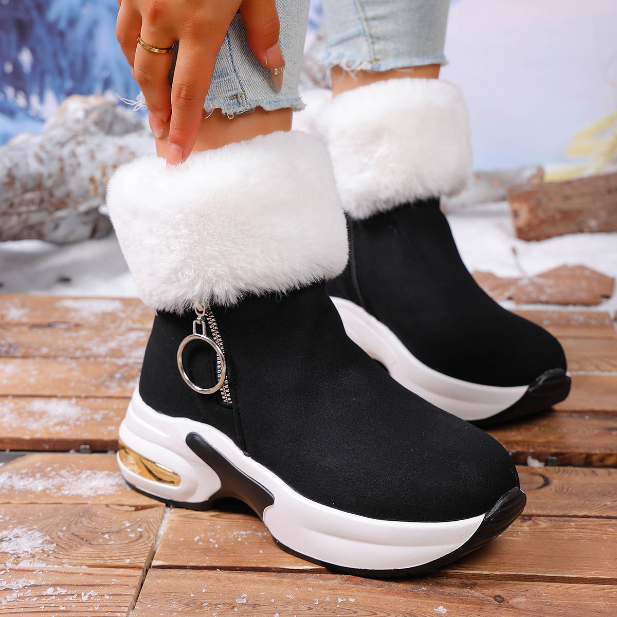 Women's Winter Warm Non-Slip Snow Boots