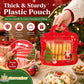 🍬Easy Fill, Easy Seal🎁 Festive Self-Seal Treat Bags – Santa & Snowman Print | Resealable, Food-Safe & Perfect for Cookies, Chocolates & Little Gifts 🎅-1