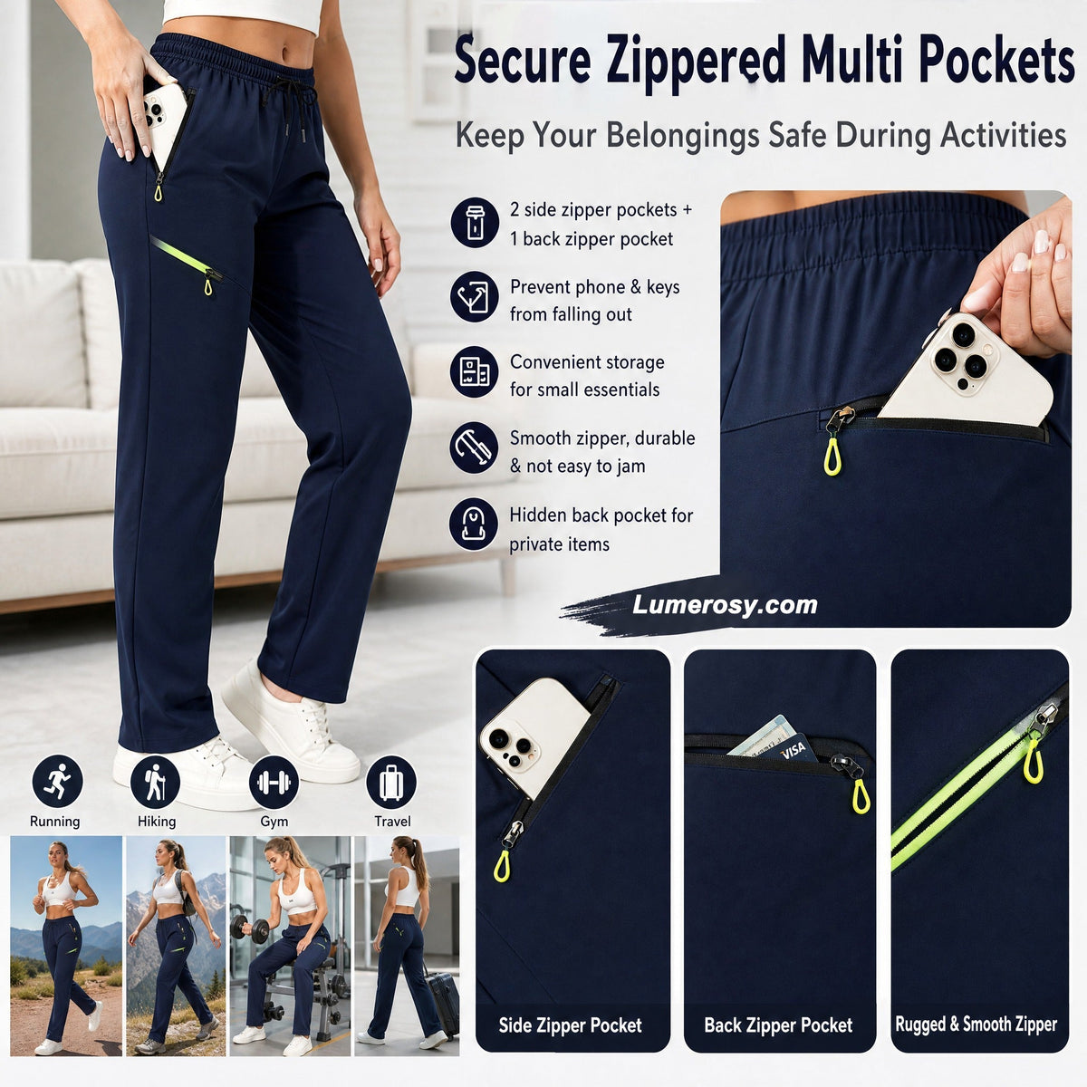 ☁️All-Day Comfort, One Pair Endless Outfits👖 Women's Cargo Trousers – Elastic Drawstring Waist & Relaxed Straight Leg  ✨