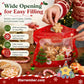 🍬Easy Fill, Easy Seal🎁 Festive Self-Seal Treat Bags – Santa & Snowman Print | Resealable, Food-Safe & Perfect for Cookies, Chocolates & Little Gifts 🎅-5