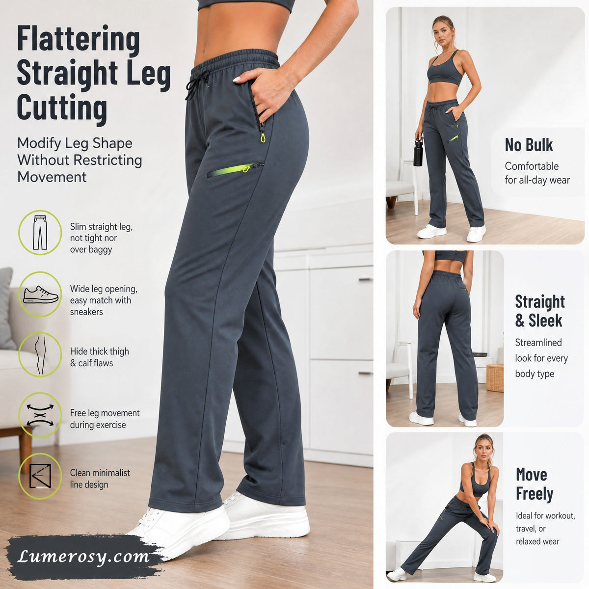 ☁️All-Day Comfort, One Pair Endless Outfits👖 Women's Cargo Trousers – Elastic Drawstring Waist & Relaxed Straight Leg  ✨