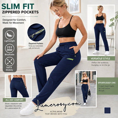 ☁️All-Day Comfort, One Pair Endless Outfits👖 Women's Cargo Trousers – Elastic Drawstring Waist & Relaxed Straight Leg  ✨