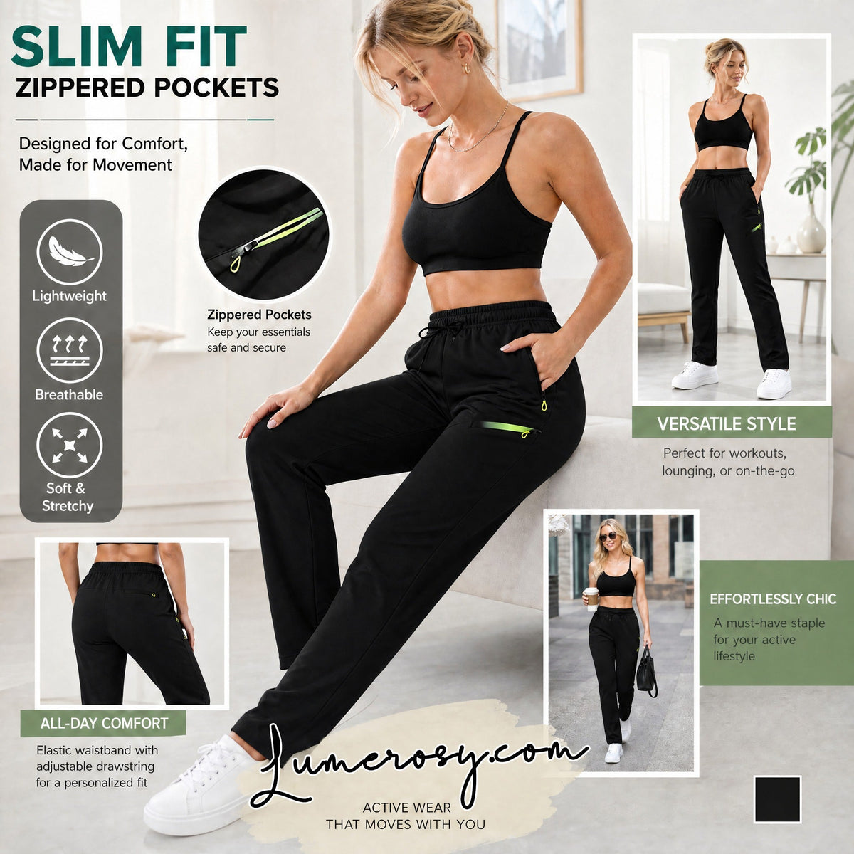 ☁️All-Day Comfort, One Pair Endless Outfits👖 Women's Cargo Trousers – Elastic Drawstring Waist & Relaxed Straight Leg  ✨