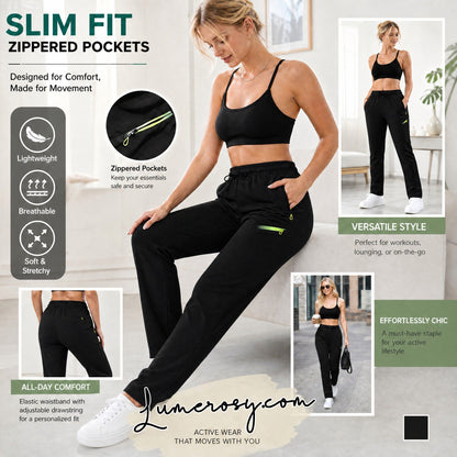 ☁️All-Day Comfort, One Pair Endless Outfits👖 Women's Cargo Trousers – Elastic Drawstring Waist & Relaxed Straight Leg  ✨