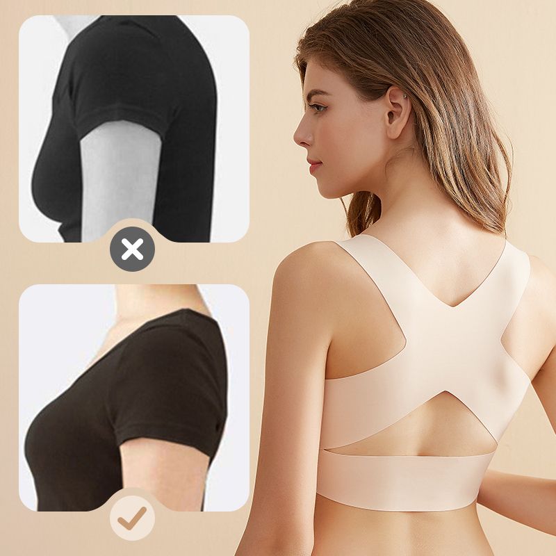 🎉LAST DAY SALE -70% OFF⚡Front Closure Cross-Back Wireless Posture Bra-29