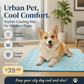🔥50% OFF！❄️Breathable Pet Cooling Mat – No Water or Electricity Needed, Machine Washable, Lightweight & Portable, Safe Fabric Cooling for Dogs & Cats in Crate, Car & Home