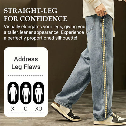 👖 50% OFF NOW! ☀️ Men's Loose Fit Straight Jeans – Lightweight, Breathable & Versatile – Cool Summer Comfort 🏃‍♂️