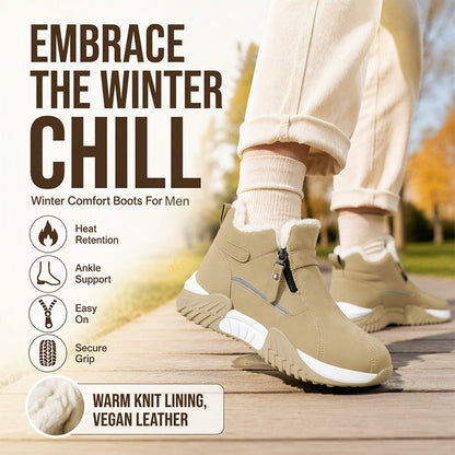 👟Men's Warm  Leather Casual Sneakers ⚡