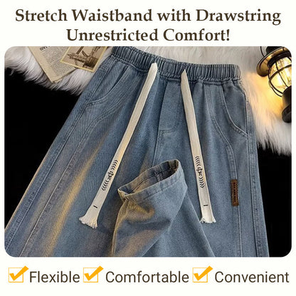 👖 50% OFF NOW! ☀️ Men's Loose Fit Straight Jeans – Lightweight, Breathable & Versatile – Cool Summer Comfort 🏃‍♂️