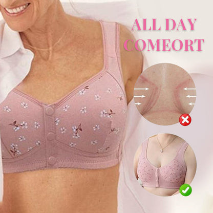 🔥【1+1 gratuit】Sutien confortabil cu nasturi în față✨