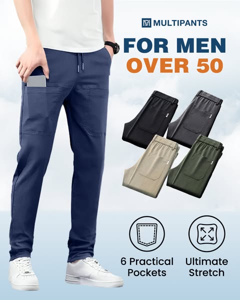 🏆 High Stretch Multi-pocket Durable Cargo Pants