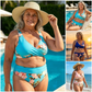 Zářte na pláži – Dámský květinový bikinový set s vysokým pasem – platba na dobírku 👙🌺