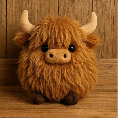 🔥🐂 Păpușă de pluș „Vaca din munți” — confecționată din pluș de calitate superioară, care vă ajută să vă relaxați
