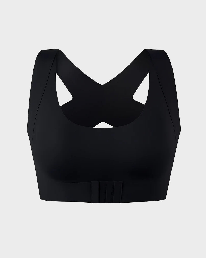 🎉LAST DAY SALE -70% OFF⚡Front Closure Cross-Back Wireless Posture Bra-16