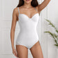 🔥Body modelator cu sutien | Talie ajustabilă, cu drapaj, pentru efect de slăbire✨