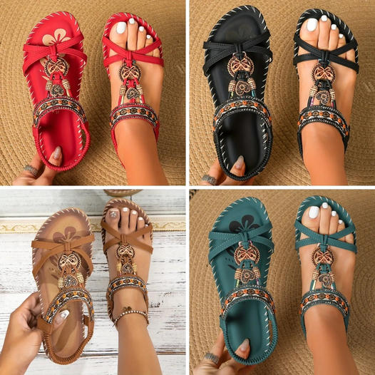 💥Sandale noi în stil boem🤩