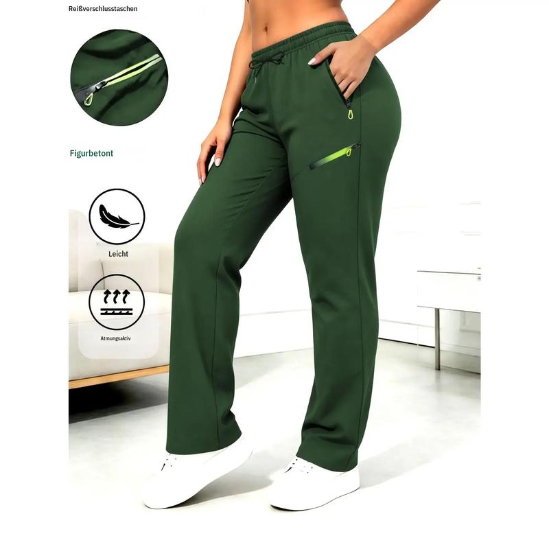 ☁️All-Day Comfort, One Pair Endless Outfits👖 Women's Cargo Trousers – Elastic Drawstring Waist & Relaxed Straight Leg  ✨