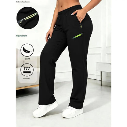 ☁️All-Day Comfort, One Pair Endless Outfits👖 Women's Cargo Trousers – Elastic Drawstring Waist & Relaxed Straight Leg  ✨