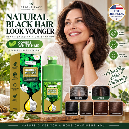 🏆 💇‍♀️Long‑Lasting Plant‑Based Foam Hair Dye｜Ammonia‑Free Easy DIY At‑Home Foam Hair Color