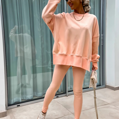 🌷💞Women's Long Sleeve Sweatshirt and Leggings 2-piece Set