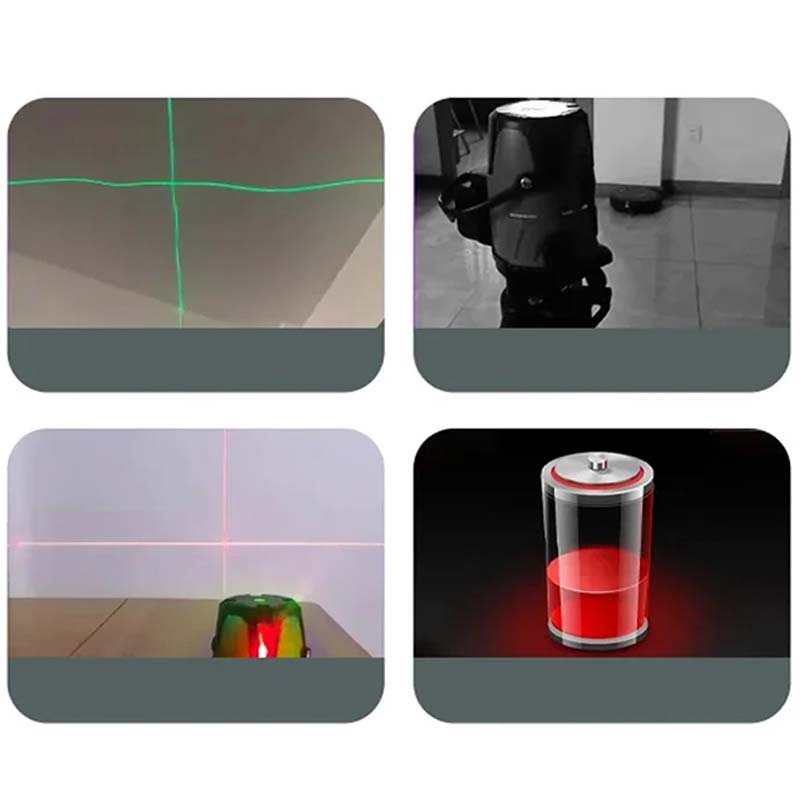 🎃🔧90° Laser Square – Dual-Line Layout Guide for Tiling & DIY