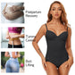 🔥Body modelator cu sutien | Talie ajustabilă, cu drapaj, pentru efect de slăbire✨
