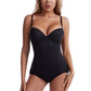 🔥Body modelator cu sutien | Talie ajustabilă, cu drapaj, pentru efect de slăbire✨