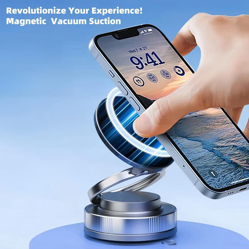 🔥Best Seller🔄360° Adjustable Vacuum Magnetic Phone Holder📱🚗-1