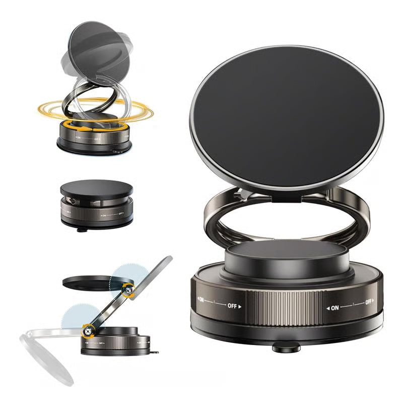 🔥Best Seller🔄360° Adjustable Vacuum Magnetic Phone Holder📱🚗-7