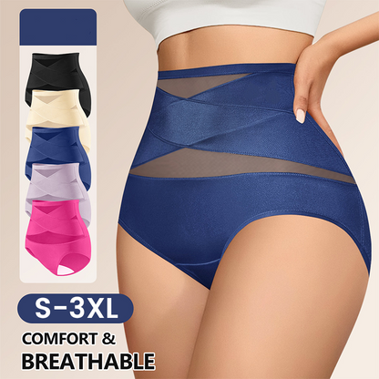 🌸[S-3XL]💗 Dámské vysoké kalhotky s kontrolou bříška 🥰