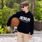 🥰 Hanorac cu paiete strălucitoare „JESUS Is the Light”✨ Stil glamour și confortabil, inspirat de credință💫