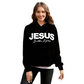 🥰 Hanorac cu paiete strălucitoare „JESUS Is the Light”✨ Stil glamour și confortabil, inspirat de credință💫