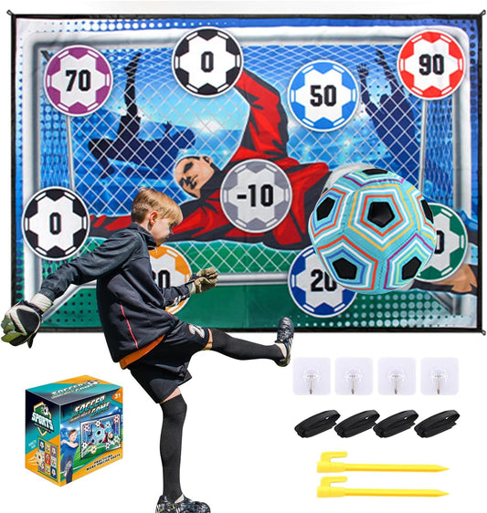 Distracție nelimitată cu fotbalul! 🌟 Set de joc portabil pentru orice loc – un cadou care îi face pe toți copiii să se miște