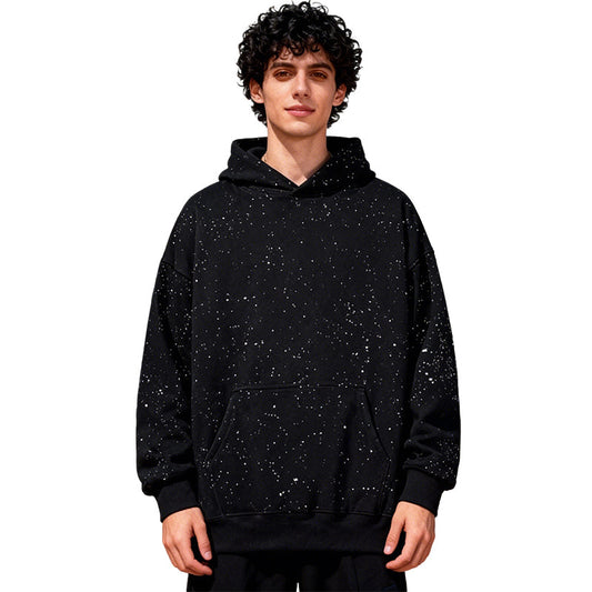 🌟 Hanorac confortabil cu glugă Starry Sky