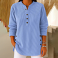 🎉 Bluză Henley din catifea pentru femei – elegantă, moale și versatilă 🧥📦
