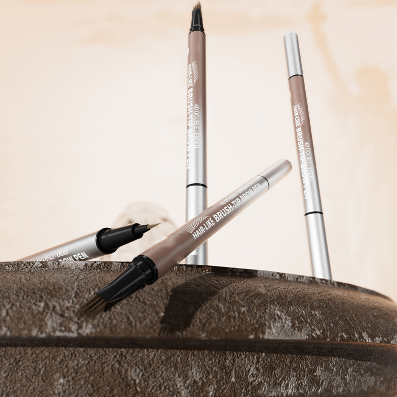 🏆Flash Sale⚡💥💕2-in-1 Waterproof Liquid Brow Pen