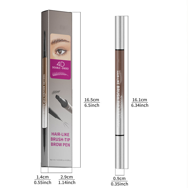 🏆Flash Sale⚡💥💕2-in-1 Waterproof Liquid Brow Pen