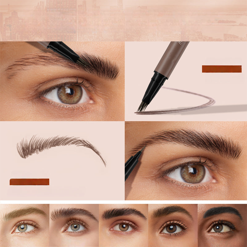 🏆Flash Sale⚡💥💕2-in-1 Waterproof Liquid Brow Pen