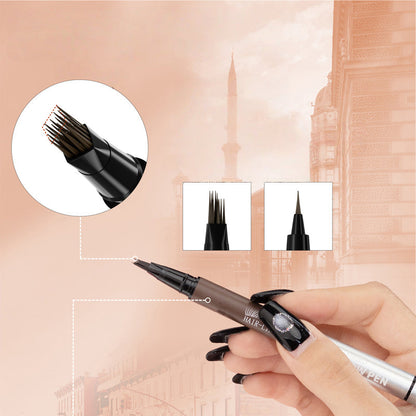 🏆Flash Sale⚡💥💕2-in-1 Waterproof Liquid Brow Pen