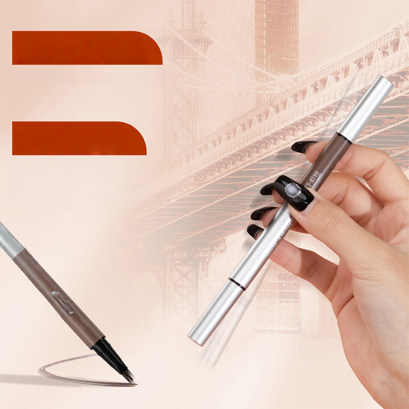 🏆Flash Sale⚡💥💕2-in-1 Waterproof Liquid Brow Pen