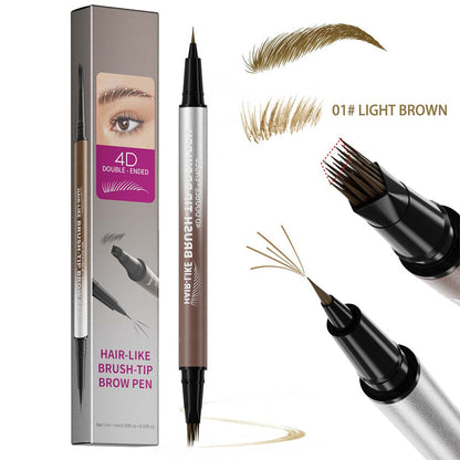 🏆Flash Sale⚡💥💕2-in-1 Waterproof Liquid Brow Pen