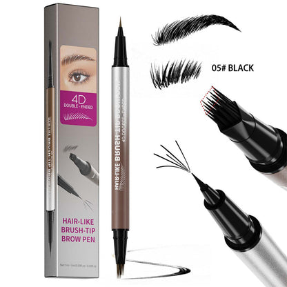 🏆Flash Sale⚡💥💕2-in-1 Waterproof Liquid Brow Pen