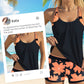 🌴 Costum de baie din două piese pentru femei, cu imprimeu