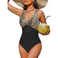 ☀️🏖️Costum de baie dintr-o singură piesă pentru femei, cu efect de modelare a taliei😍