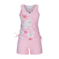 🏖️👙Costum de baie din două piese, tip tankini, pentru femei, cu imprimeu😍