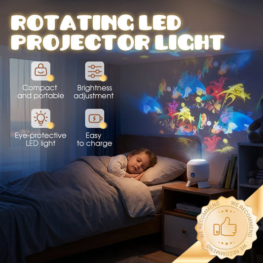 💞Peste 60.000 de bucăți vândute!🌊Proiector LED cu rotație dinamică