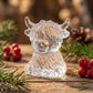 🐮Formă pentru cuburi de gheață și deserturi „Mini Highland Cow” cu 6 cavități 🧊🍪 Gheață 3D drăguță pentru băuturi, petreceri și cadouri 💕