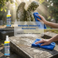 🕊️ Spray de Curățare pentru Pietre funerare – Redă Strălucirea și Respectul Memoriei! ✨