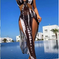 👙 REDUCERE DE 45% PENTRU TIMP LIMITAT! ✨ Costum de baie două piese cu dungi – Gât cu legături, detaliu cu inel, elasticitate ridicată 🌊