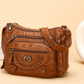 ⏳🔥REDUCERE DE 50% ！! 👜🎈Geantă de umăr moale din piele PU, prevăzută cu mai multe buzunare🔥